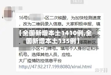 【全国新增本土1410例,全国新增本土135例】-第2张图片