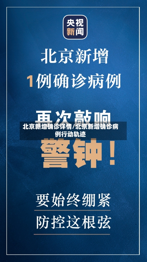 北京新增确诊详情/北京新增确诊病例行动轨迹