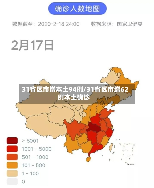 31省区市增本土94例/31省区市增62例本土确诊-第2张图片